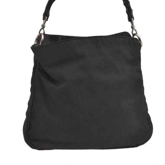 Authentic Gucci Bamboo 2way nylon shoulder bag - Picture 14 of 14